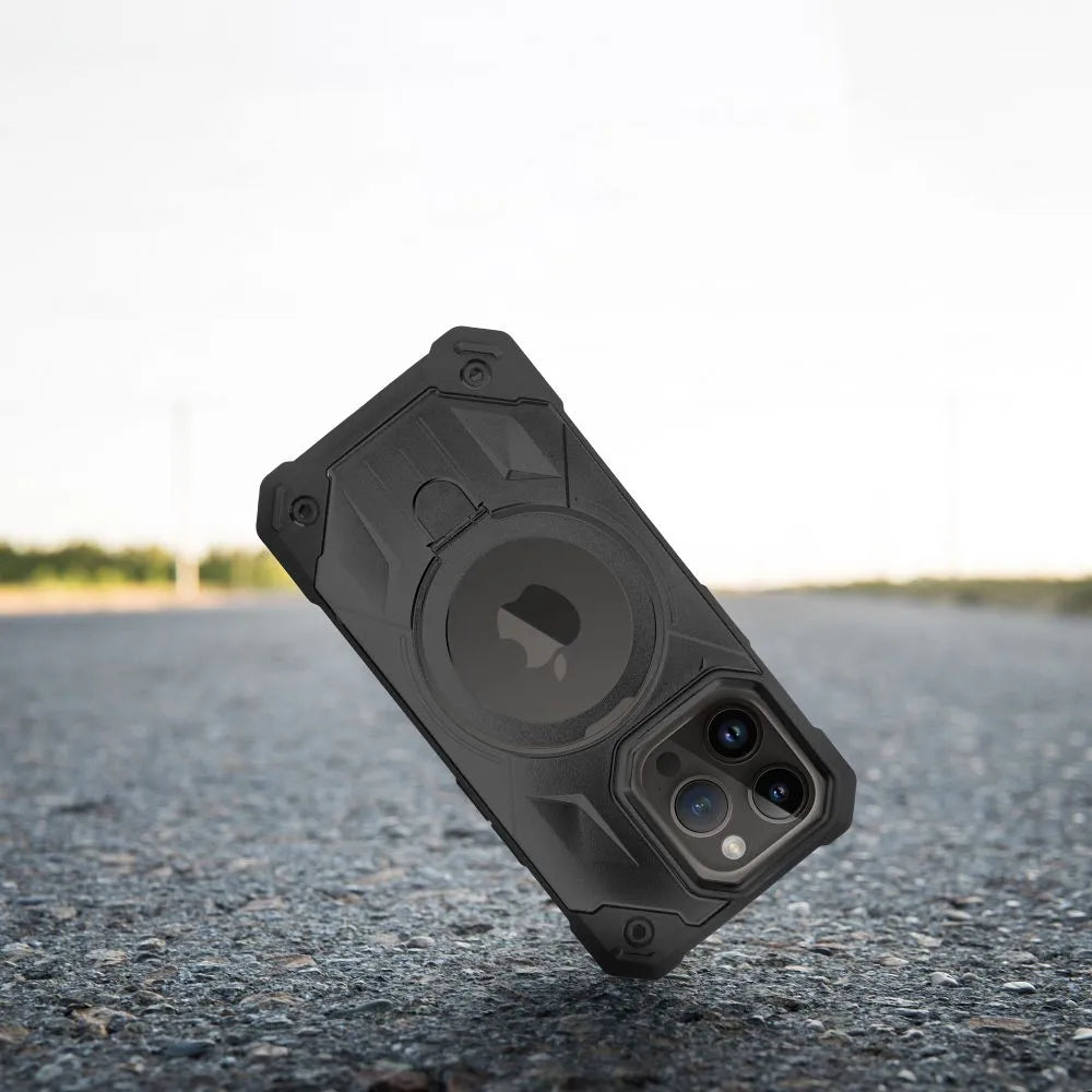 Kryt Armor Mag Cover kompatibilní s MagSafe pro iPhone 15 Plus černý