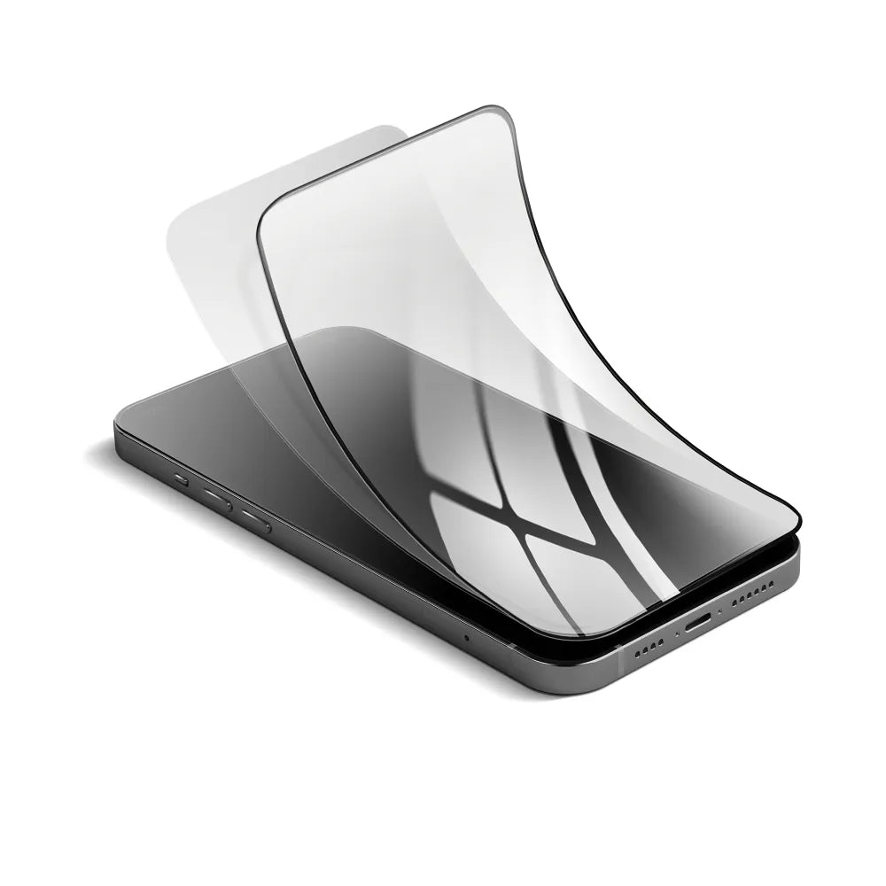 Forcell Flexible 5D - hibridno staklo za iPhone 15 Pro crno
