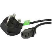 StarTech.com BS13U-1M-POWER-LEAD strujni kabel Crno BS 1363 C13 spoj