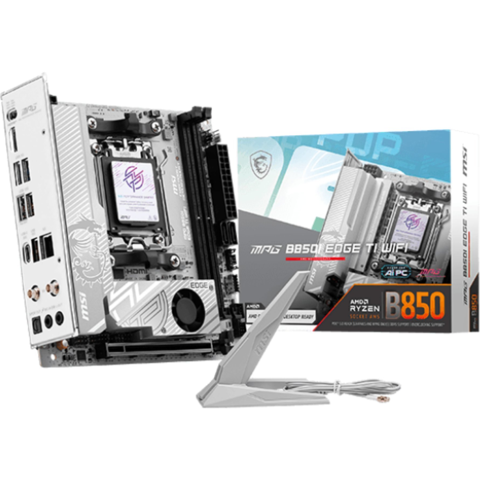 MSI B850I EDGE TI WIFI AMD B850 Utor AM5 Mini ITX
