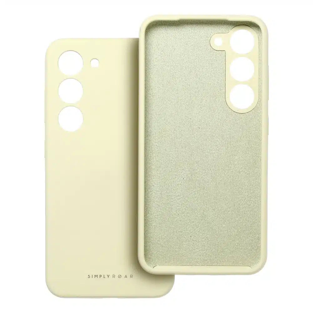 Roar Cloud-Skin pouzdro pro SAMSUNG GALAXY A15 4G / A15 5G světle žlutá