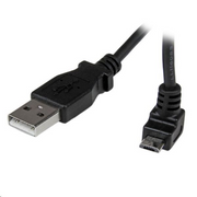 StarTech.com 2m USB2.0 A - micro B USB kabel USB A Micro-USB B Crno