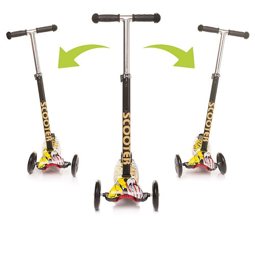 4BABY romobil (do 50 kg) – Yellow