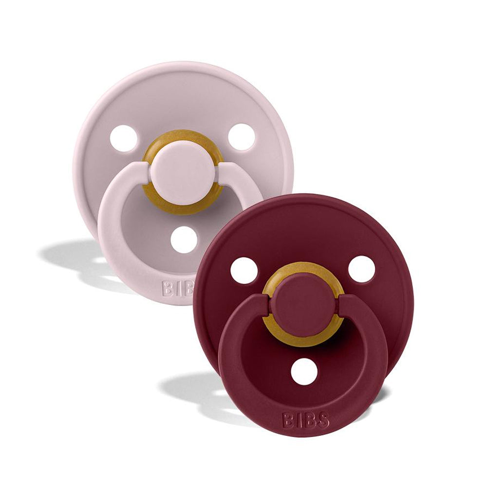 BIBS Colour dude (okrugle) - Pink Plum/Elderberry (vel. 1)