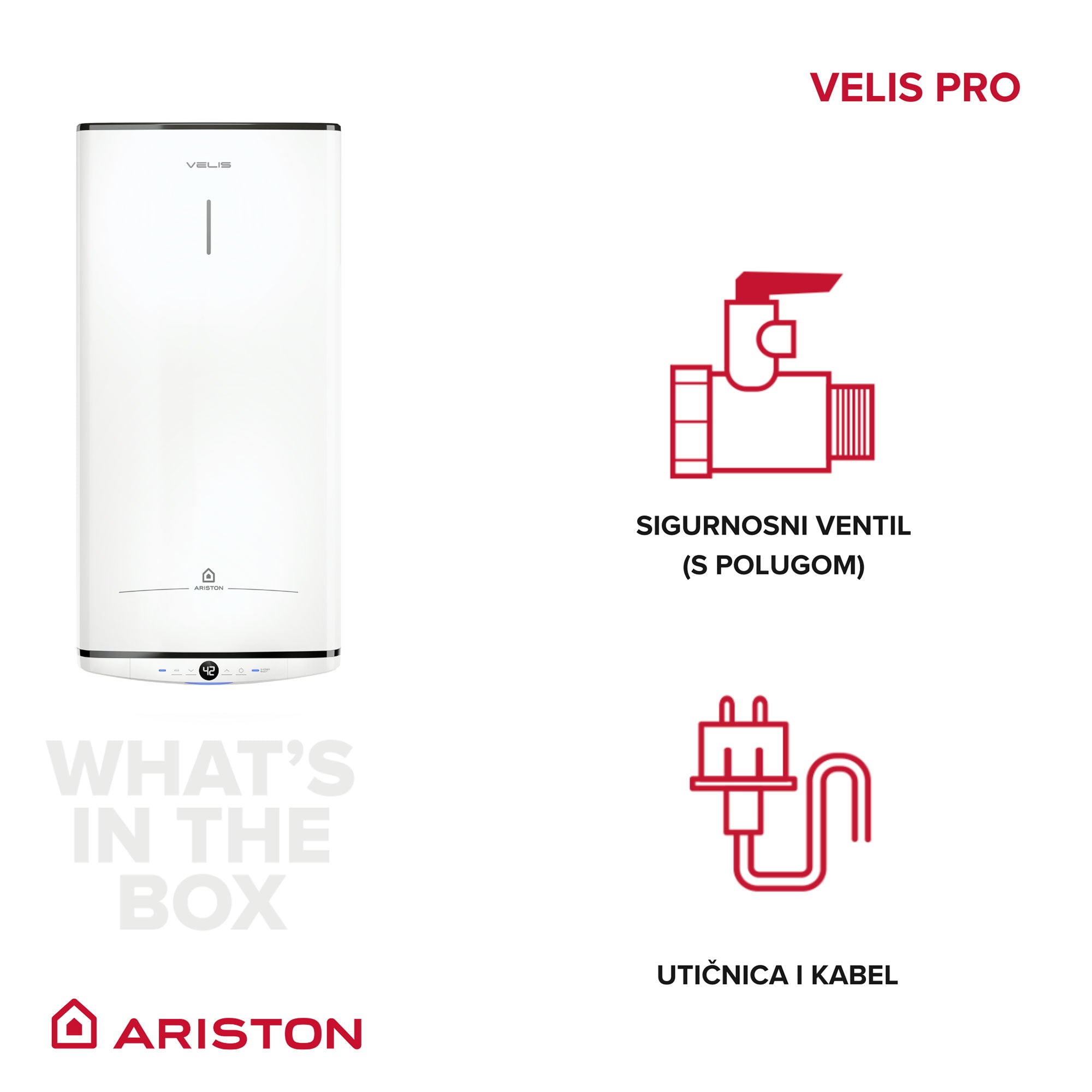 Bojler Ariston Velis Pro 50L