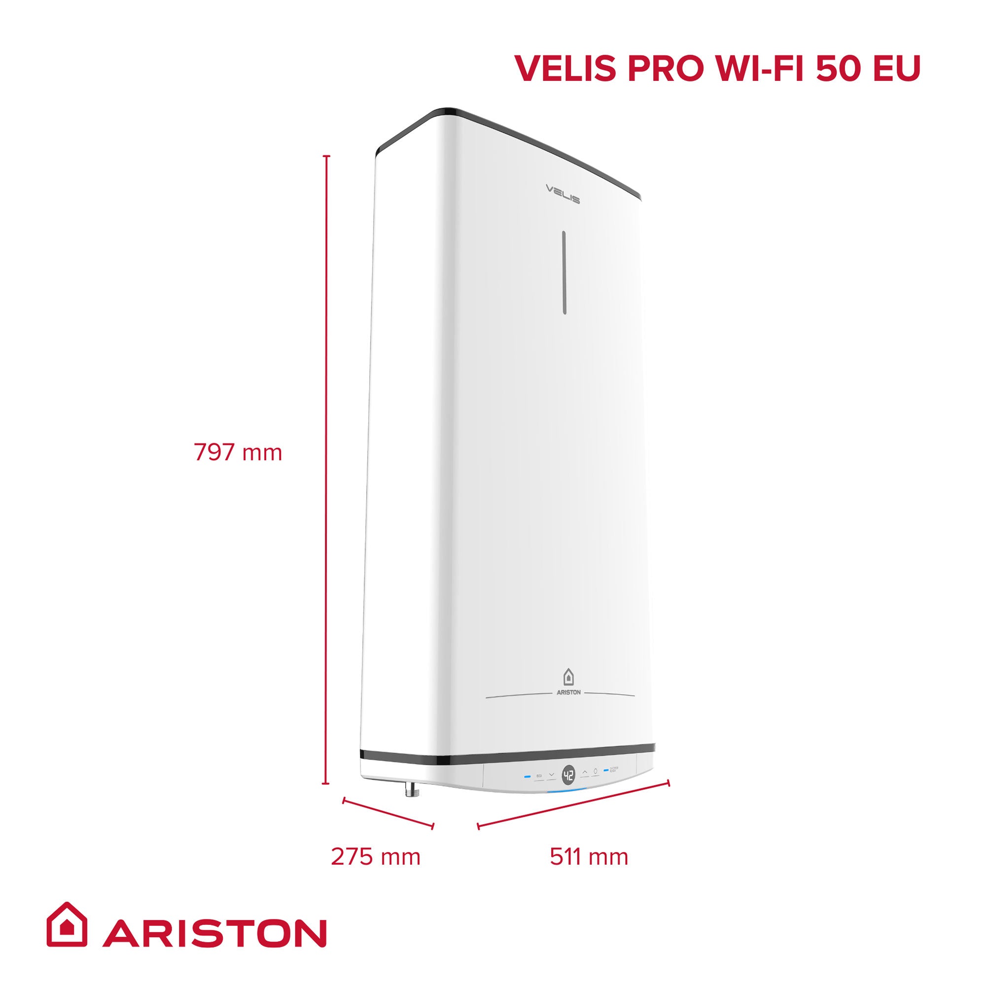 Bojler Ariston Velis Pro WI-FI 50l