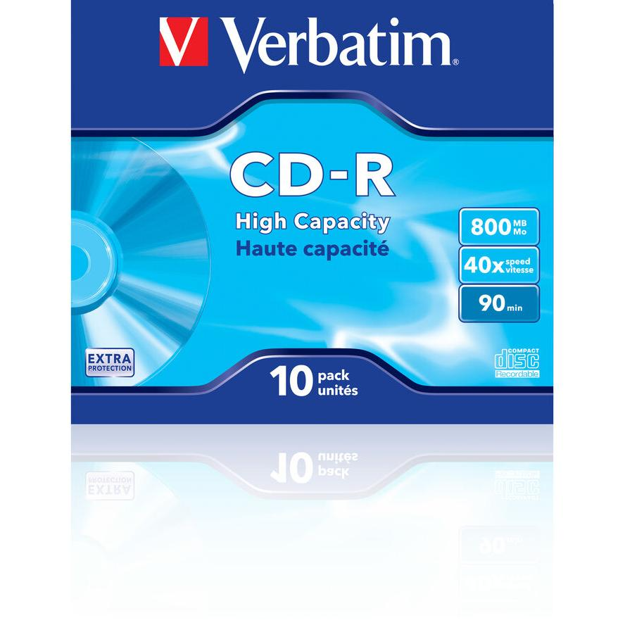 Verbatim CD-R High Capacity 800 MB 10 kom