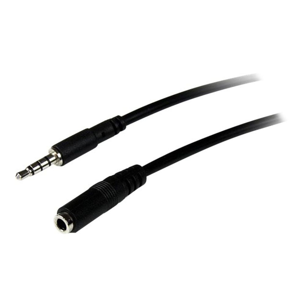 StarTech.com 2m 3.5mm/3.5mm audio kabel Crno