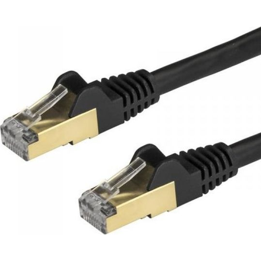 StarTech.com 6ASPAT750CMBK kabel za umrežavanje Crno 7,5 m Cat6a U/FTP (STP)