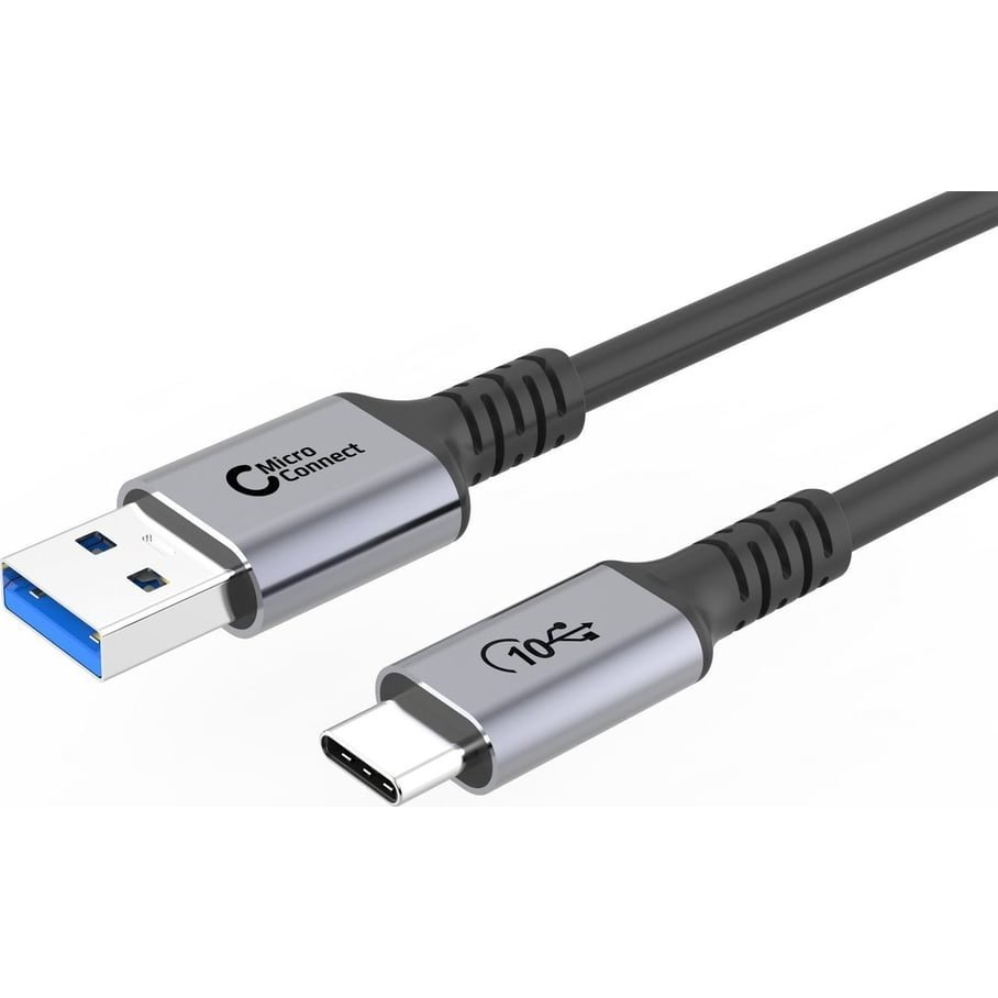 Microconnect USB3.2AC05 USB kabel USB 3.2 Gen 2 (3.1 Gen 2) 0,5 m USB C USB A 60 W Crno