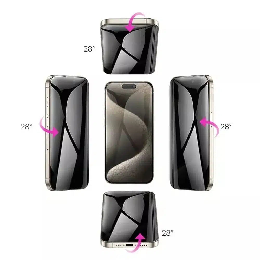 Tvrzené privátní sklo HOCO 360 stupňů pro iPhone 15