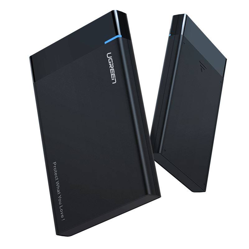 Ugreen 50743 kutija za disk za pohranu podataka Kućište HDD-a Crno 2.5"