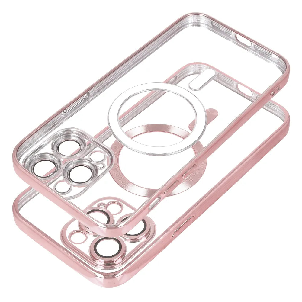 Electro Mag kryt na iPhone 12 PRO růžovo zlatý