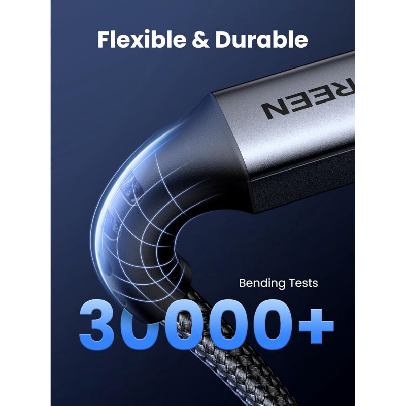 UGREEN US567 USB-C na USB-C kabel 60W 3A 1m sivi