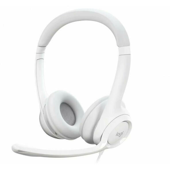 Logitech H390 Slušalice Žičano Obruč za glavu Ured / pozivni centar USB Tip-A Bijelo