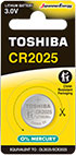 Baterija CR2025 3V TOSHIBA