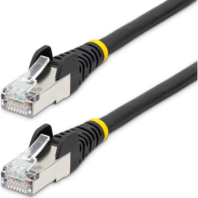 StarTech.com NLBK-50C-CAT6A-PATCH kabel za umrežavanje Crno 0,5 m S/FTP (S-STP)