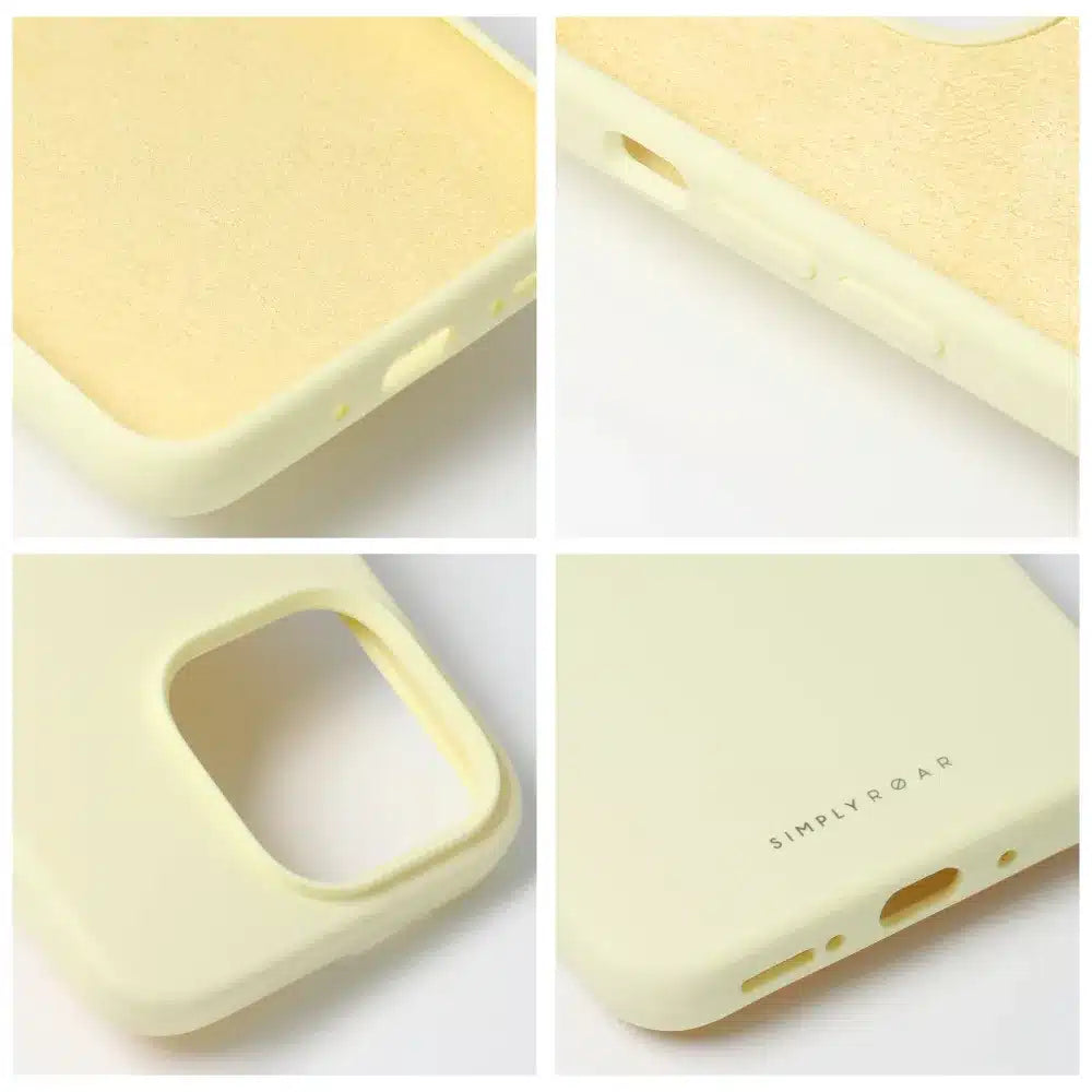 Roar Cloud-Skin Case – za iPhone 14 Light Yellow