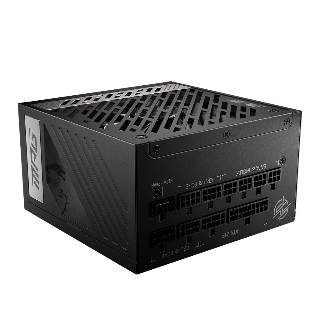 MSI MPG A850G PCIE5 jedinica za napajanje 850 W 24-pin ATX ATX Crno