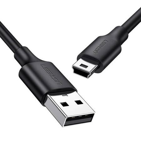 Ugreen US132 USB kabel USB 2.0 1,5 m USB A Mini-USB A 0,48 Gbit/s Crno