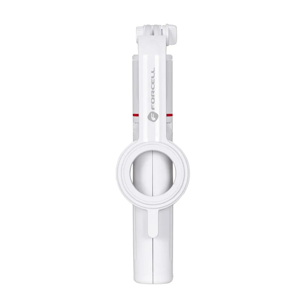 FORCELL F-GRIP MagSelfie S100M selfie stick z brezžičnim daljinskim upravljalnikom – bel