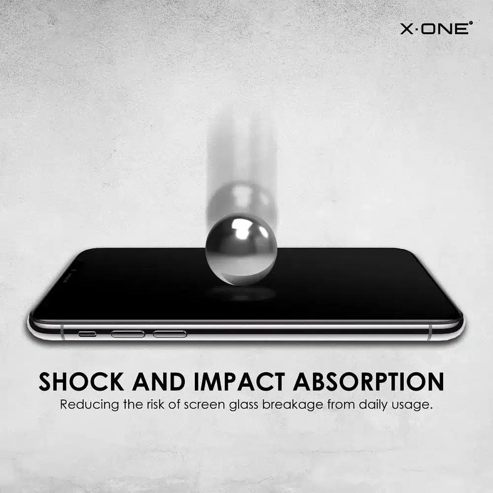 X-ONE Full Cover Extra Strong Tempered Glass Matte - za iPhone 15 Pro (puno ljepilo) crna