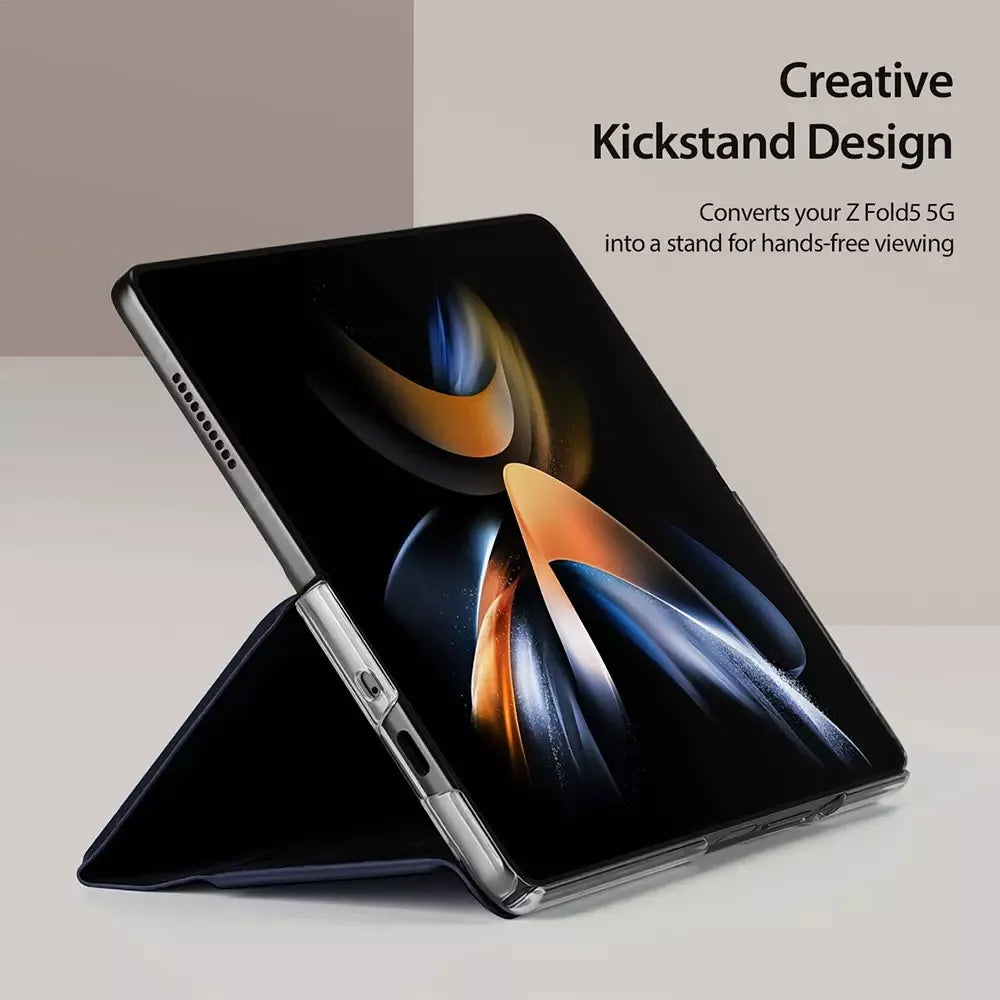 DUX DUCIS Bril – kožna maska za Samsung Galaxy Z Fold5 5G plava
