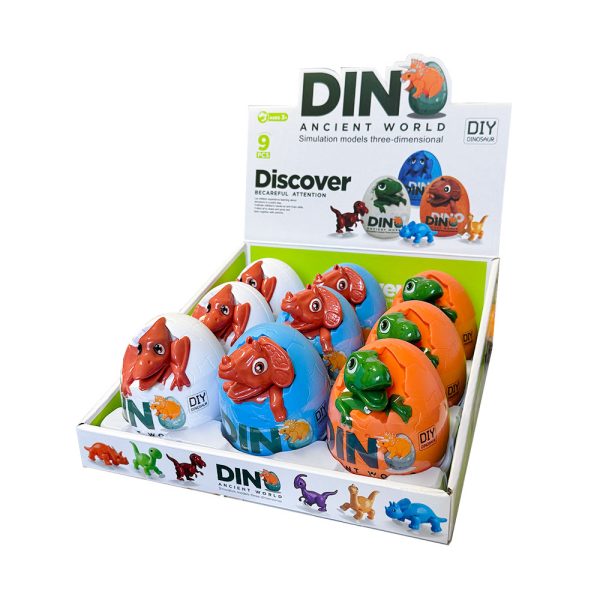 Dinosaur u jajetu za sastavljanje – zabavna avantura Bijela
