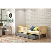 Krevet BMS Kubus + ladica 200x90 cm, PINE grafit