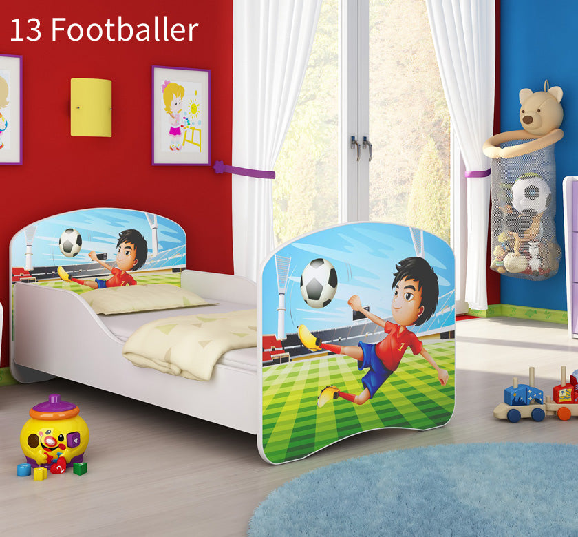 Dječji krevet ACMA s motivom 160x80 cm 13 Footballer