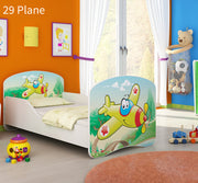 Dječji krevet ACMA s motivom 160x80 cm 29 Aeroplane