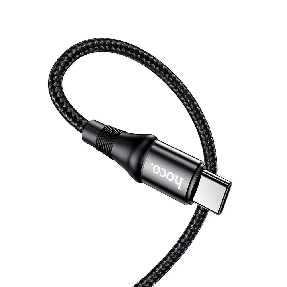 HOCO kabel tipa C na tip C Exquisite Power Delivery PD 100W X50 2 metra crni