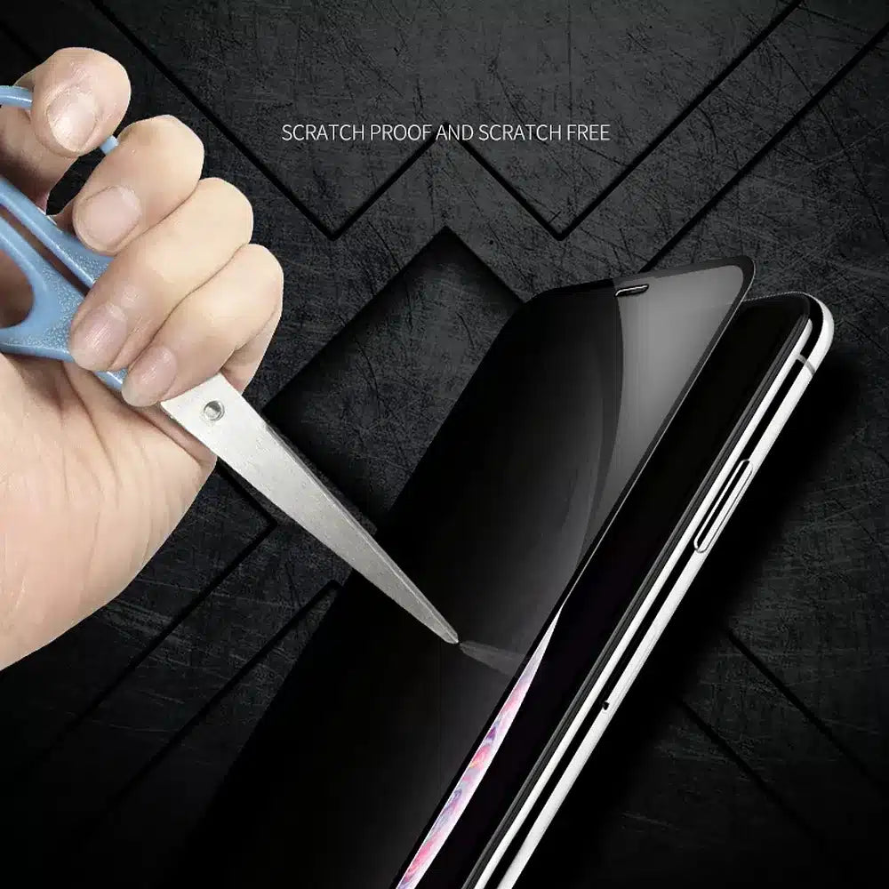 X-ONE Full Cover Extra Strong Privacy kaljeno staklo - za iPhone 16 / iPhone 15 (puno ljepilo) crno