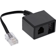 InLine 69943 telefonski kabel 0,15 m Crno
