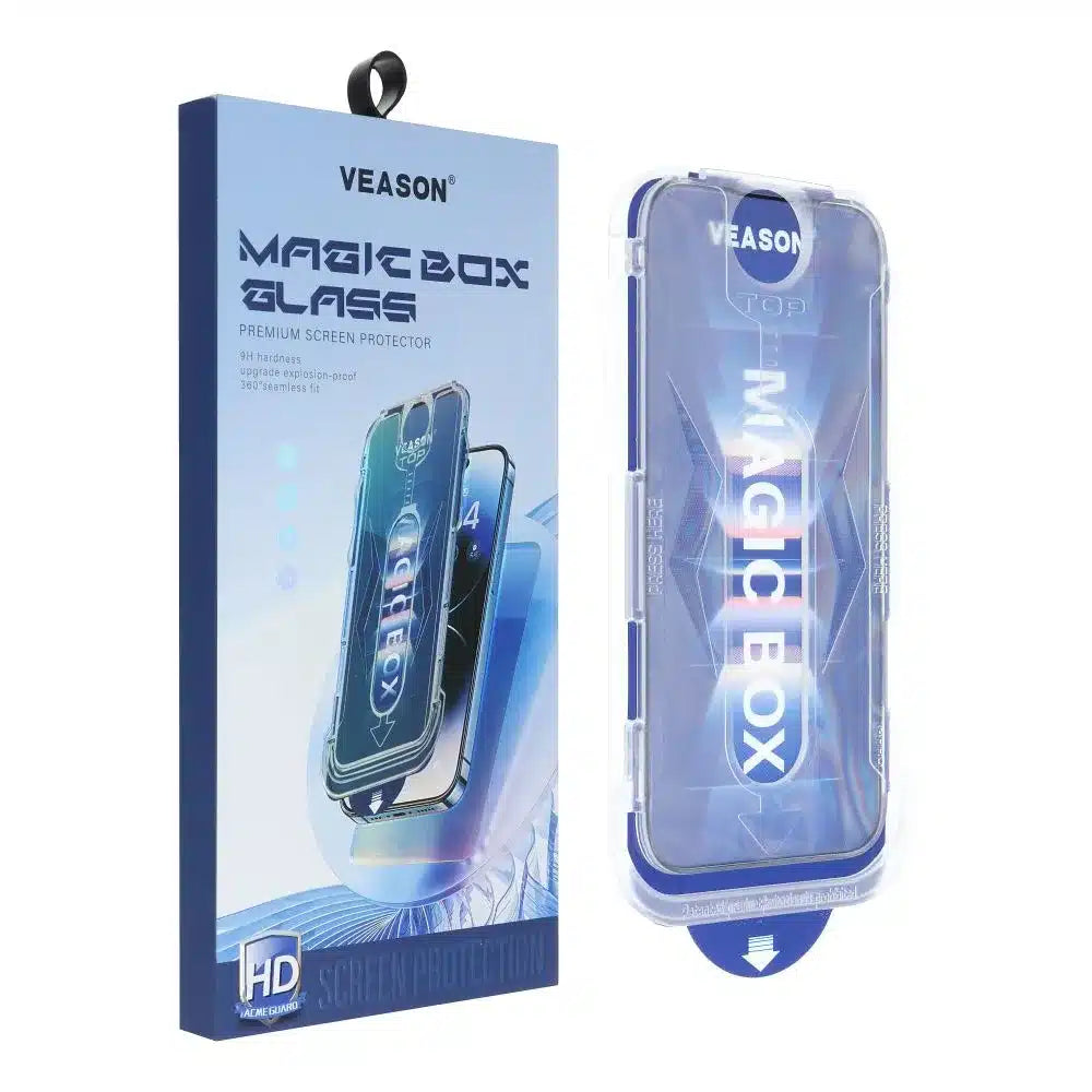 Kaljeno staklo 6D Pro Veason Easy-Install Glass - za iPhone 11 Pro Max crno