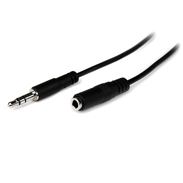 StarTech.com 1m 3.5mm audio kabel Crno