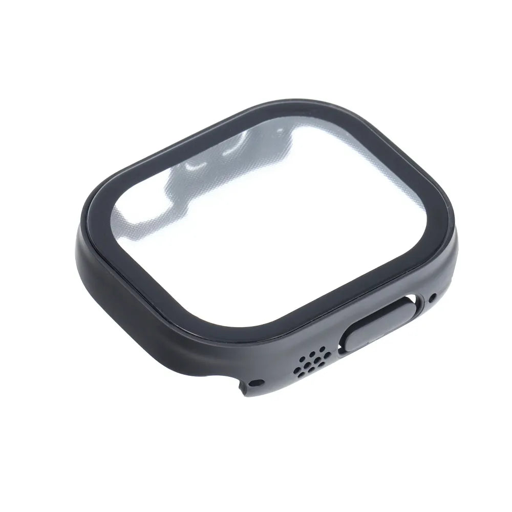 Bestsuit fleksibilna zaštitna torbica sa staklom za Apple Watch Ultra/Ultra 2 49 mm - crna