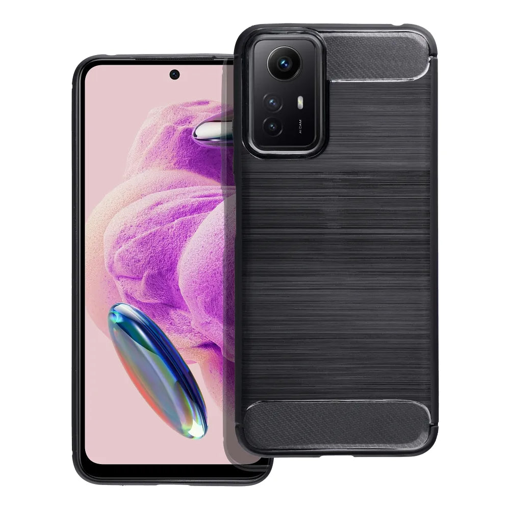 Obal na mobil CARBON Case pro XIAOMI Redmi NOTE 12S, černý