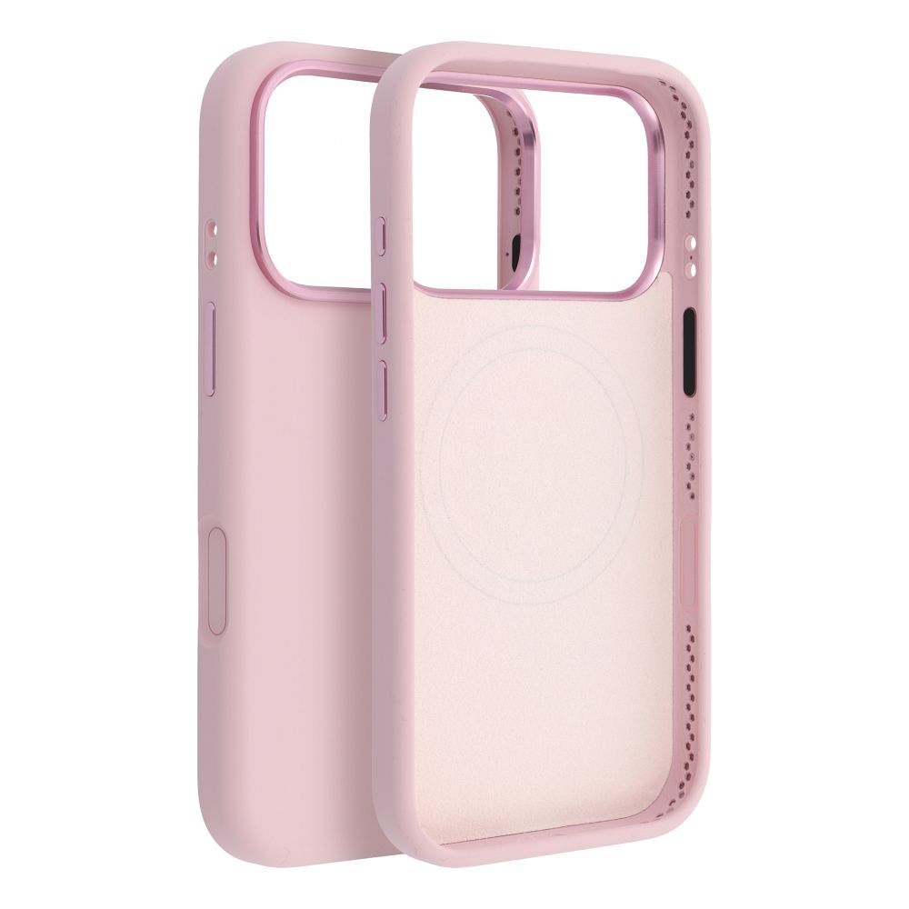 iPhone 17 Pro Max Forcell F-Protect Frame Premium maska kompatibilna s MagSafeom – pink