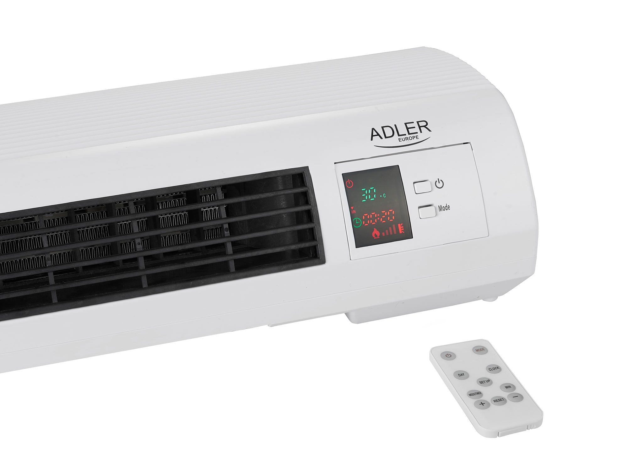 Električni stenski grelnik AD 7714, 2000W, daljinski upravljalnik