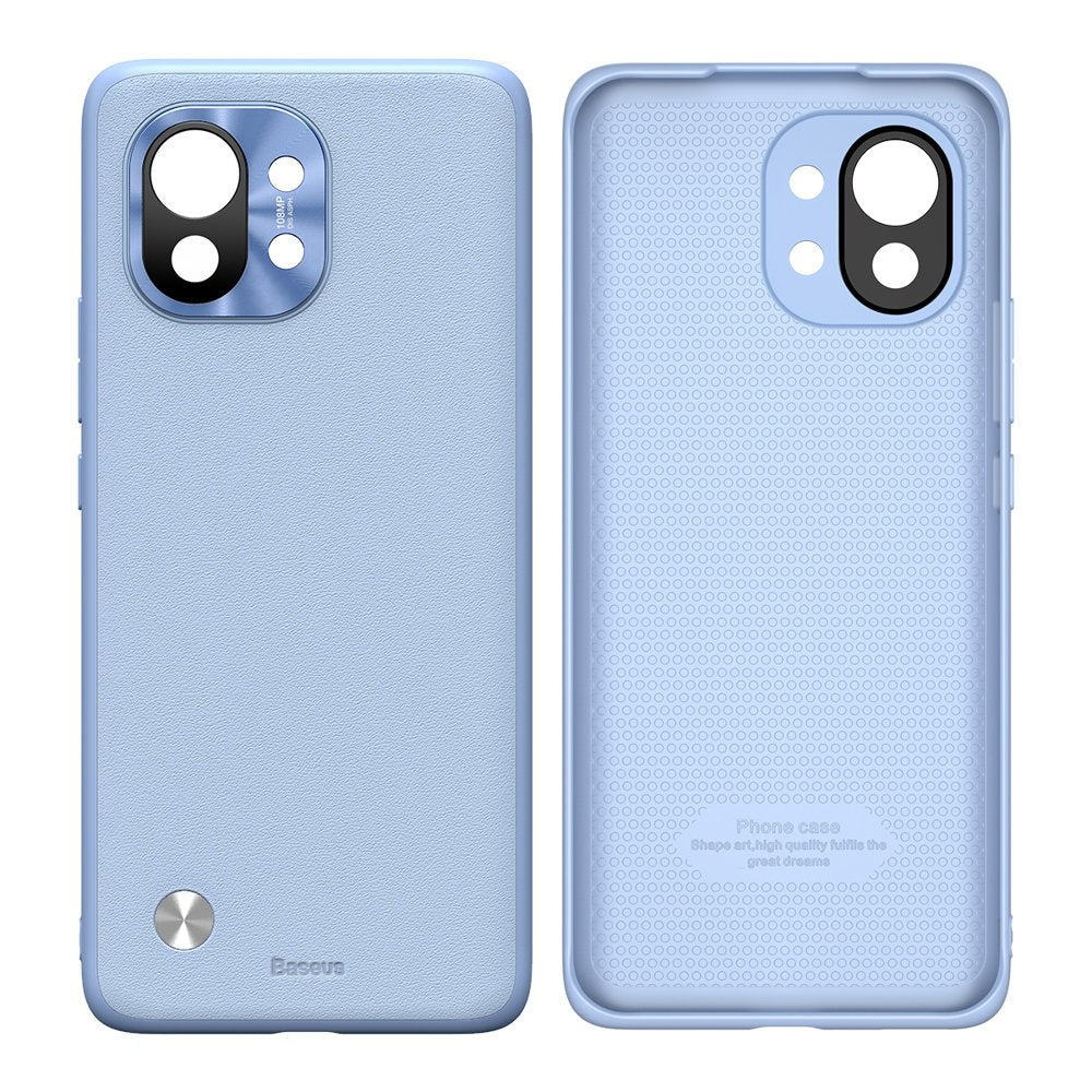 Baseus Alloy Leather Case ochranný kryt s posuvným krytem fotoaparátu Xiaomi Mi 11