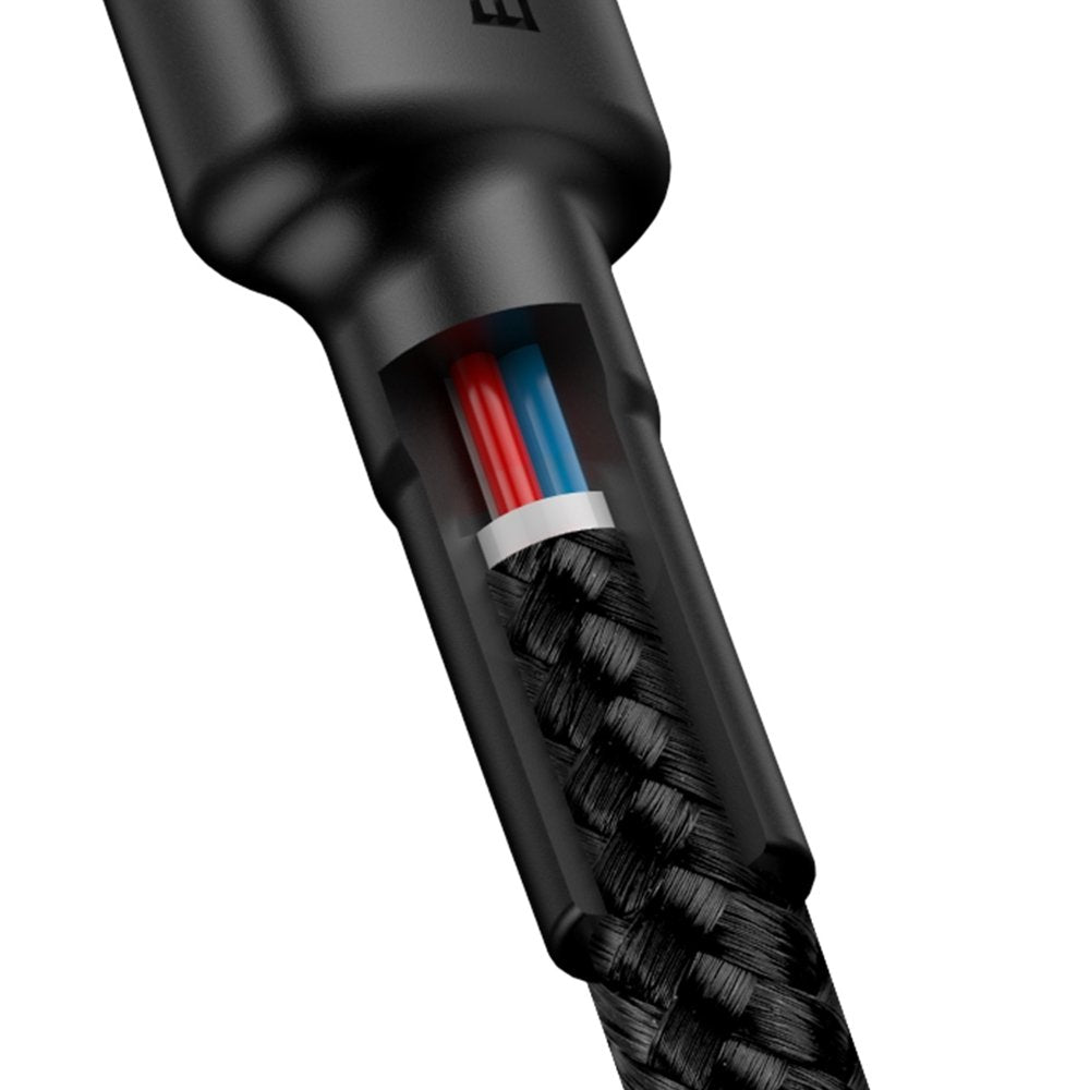 Baseus Cafule kabel pletena žica USB-C PD / USB-C PD PD2.0 60W 20V 3A QC3.0 2m
