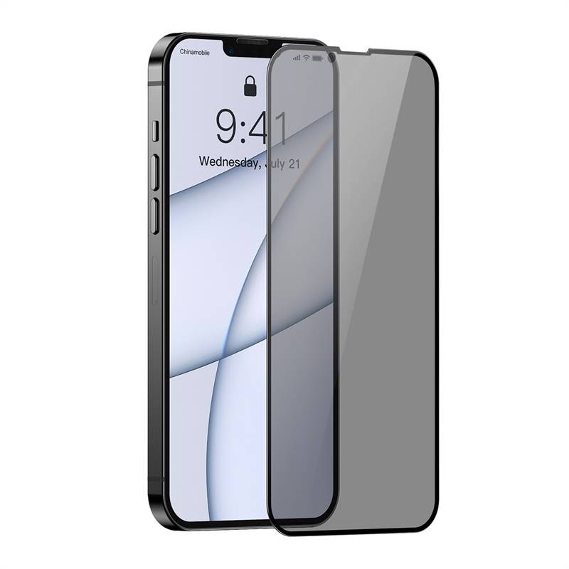 Baseus Tempered Glass Anti-spy 0.23mm za iPhone 13 Pro Max (2kom)