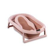 Sklopiva kadica s podlogom i termometrom dark pink
