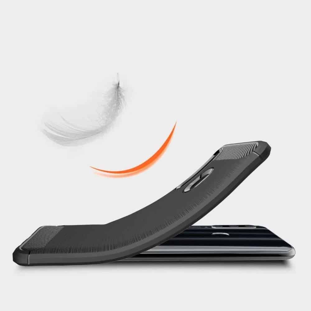 Carbon Case flexibilní pouzdro pro Honor 20 Lite