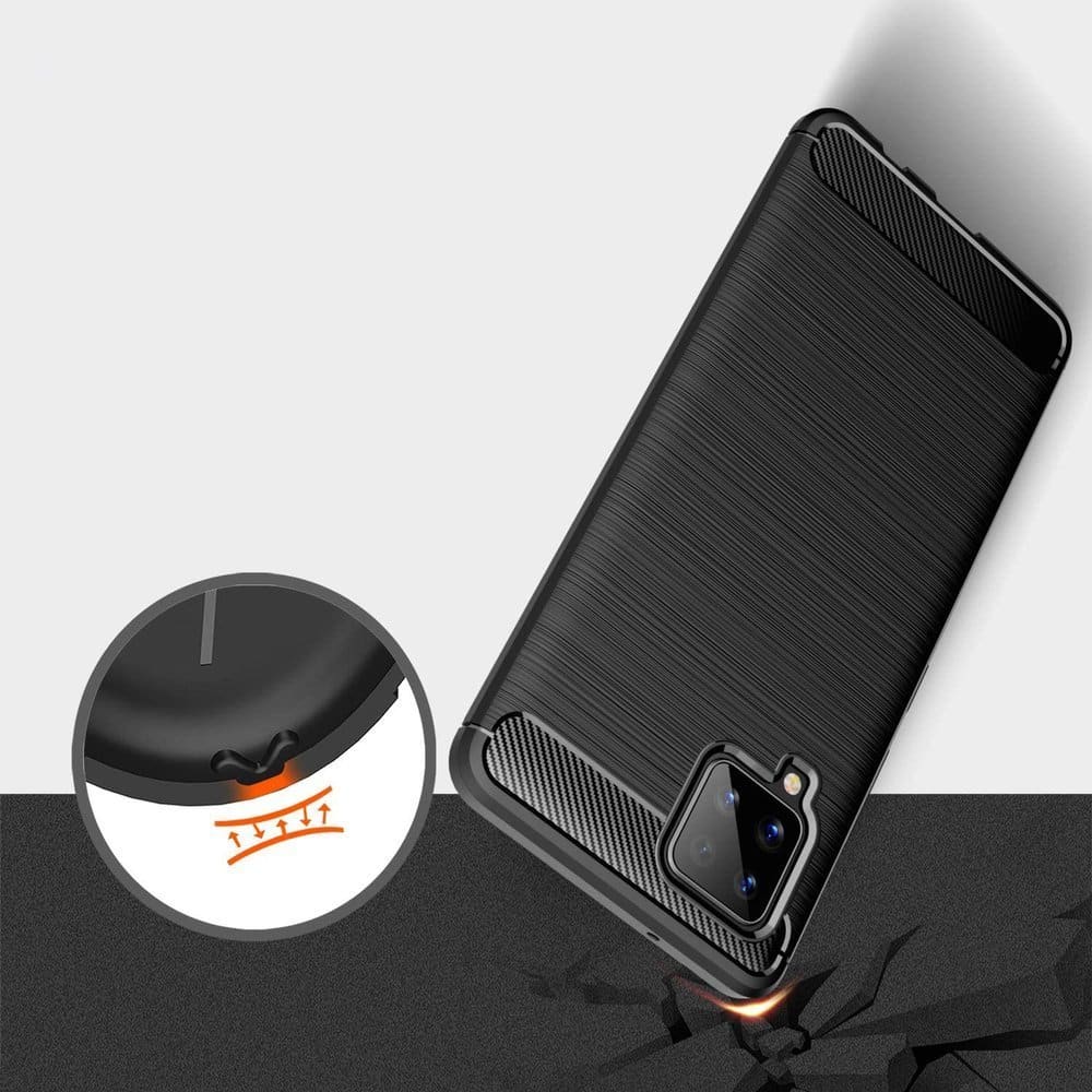 Pružné pouzdro Carbon Case pro Samsung Galaxy A42 5G