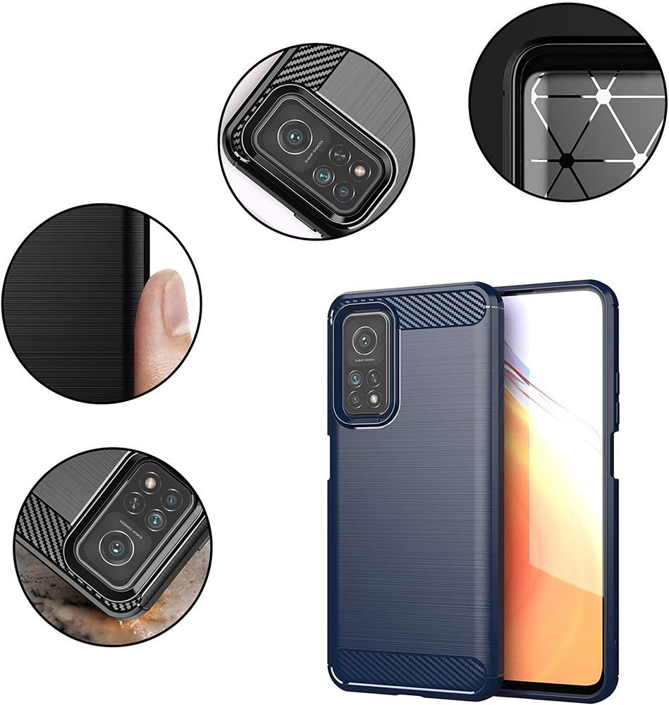 Carbon Case Flexibilní TPU pouzdro pro Xiaomi Mi 10T Pro / Xiaomi Mi 10T