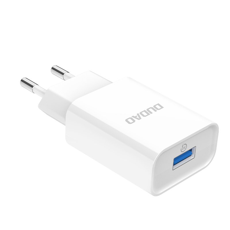 USB stenski polnilec DUDAO 5V / 2.4A Quick Charge 3.0