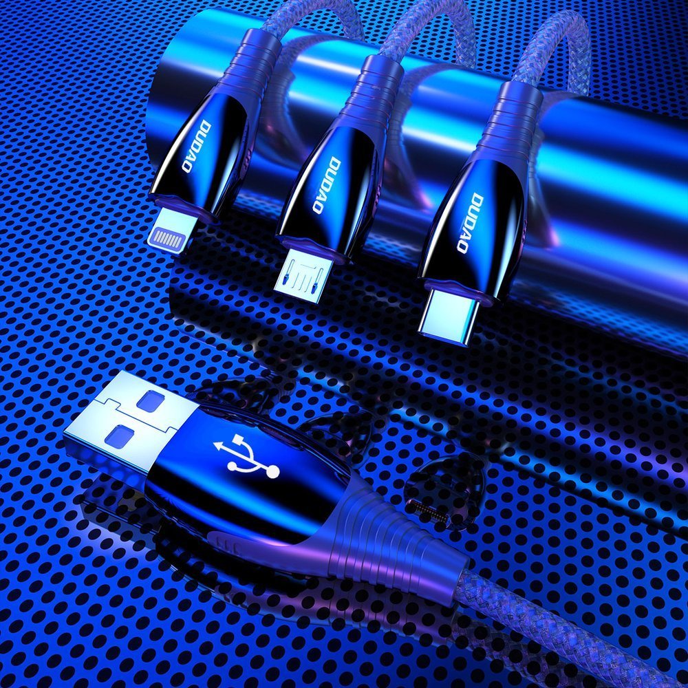 USB Micro pleteni kabel 3A za brzo punjenje -123 cm