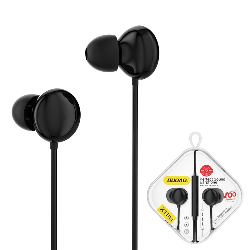 Žične slušalke Dudao X11Pro - črne